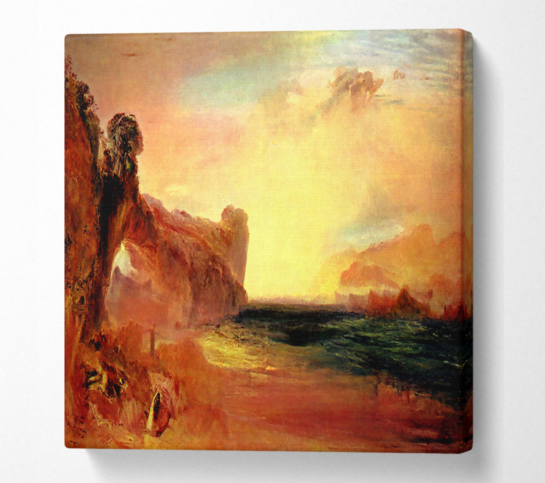  A Canvas Print of Joseph Mallord Turner Rocky Bay With Figures Canvas Wall Art