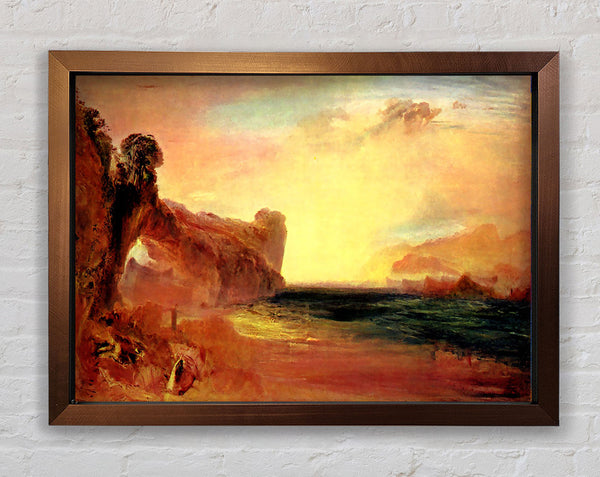 Joseph Mallord Turner Rocky Bay With Figures Framed Print