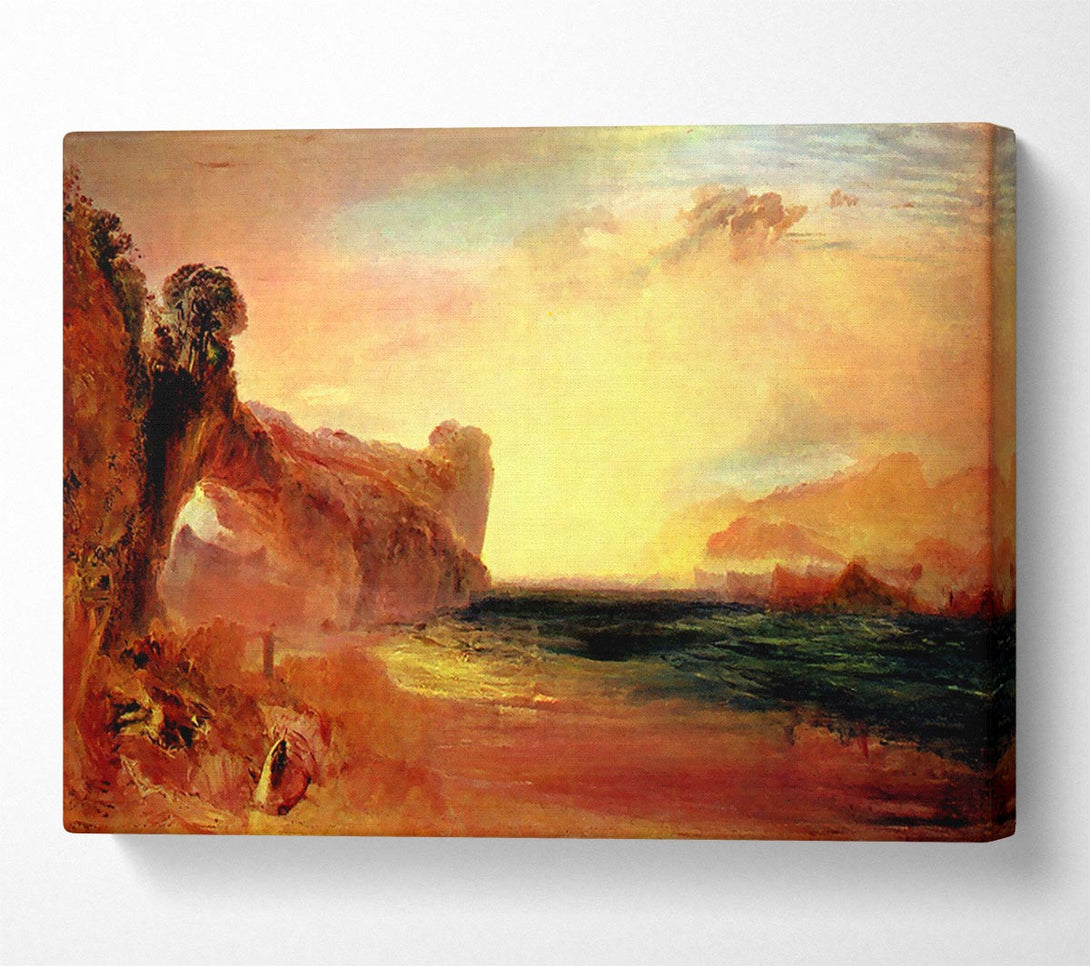  A Canvas Print of Joseph Mallord Turner Rocky Bay With Figures Canvas Wall Art
