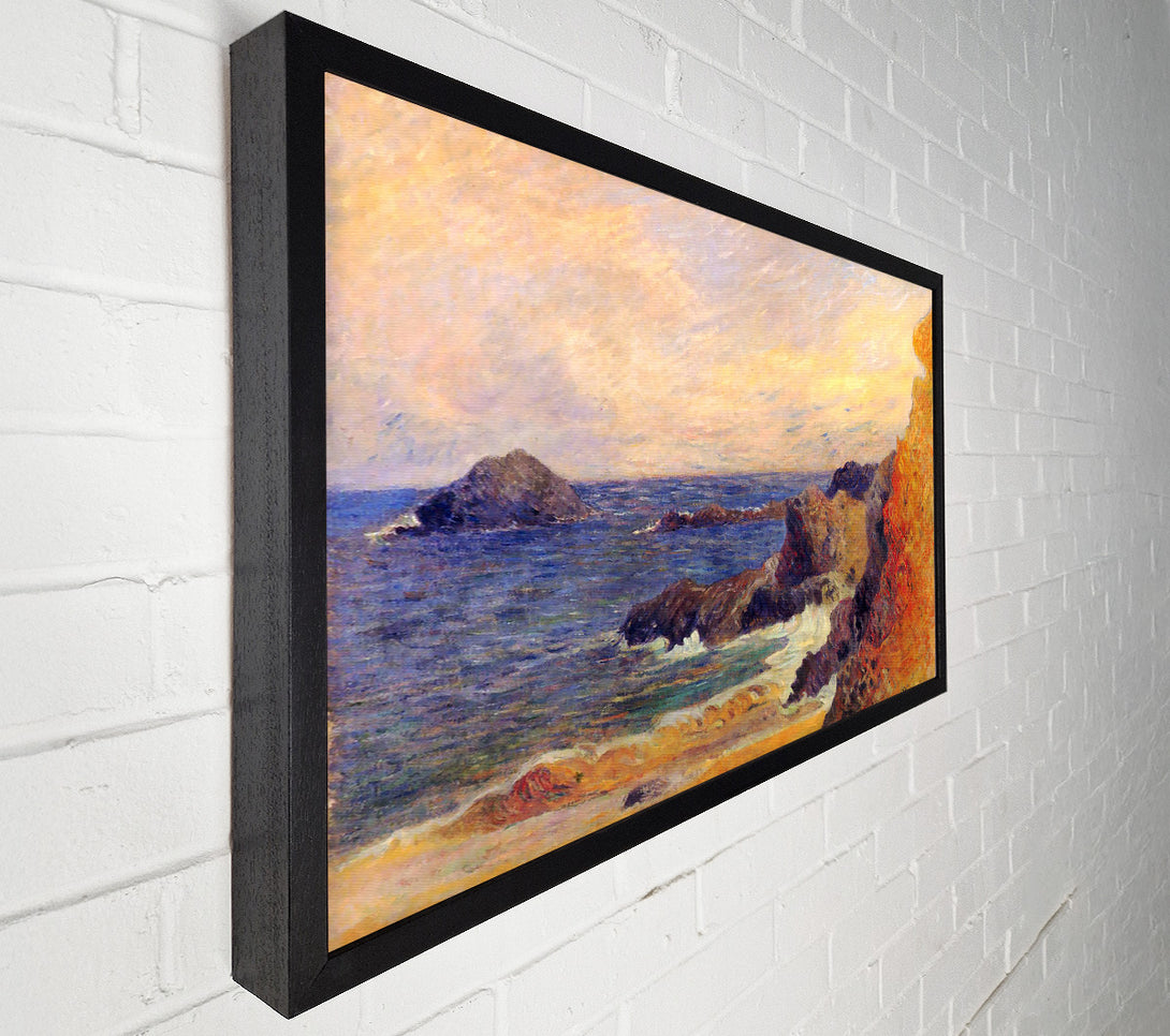  A Canvas Print of Gauguin Rocky Coast Canvas Art