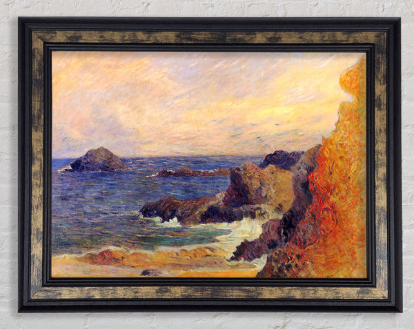 Gauguin Rocky Coast Framed Print
