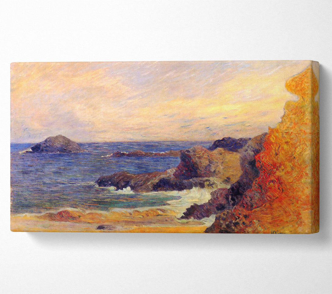  A Canvas Print of Gauguin Rocky Coast Canvas Art
