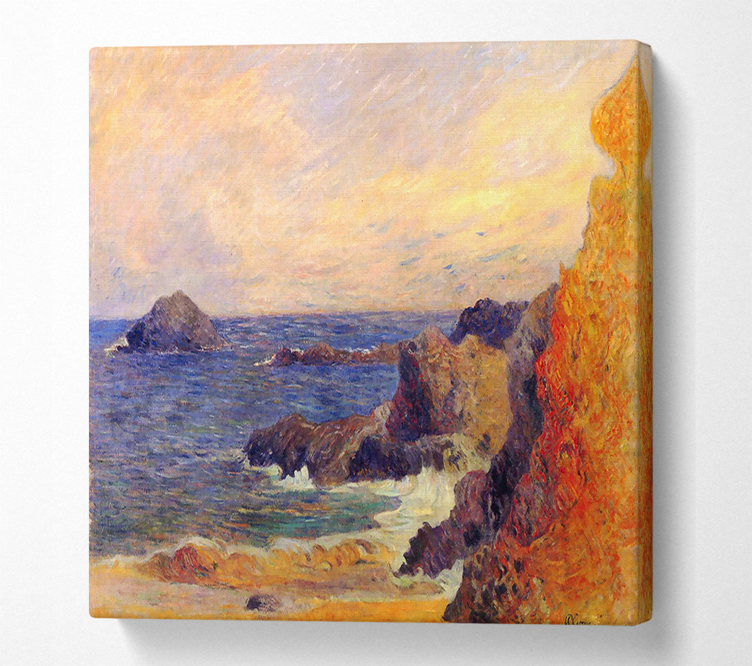  A Canvas Print of Gauguin Rocky Coast Canvas Art