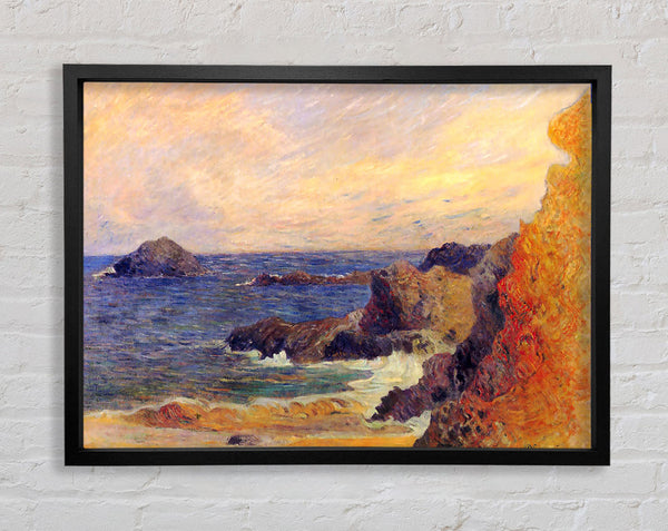 Gauguin Rocky Coast Framed Print