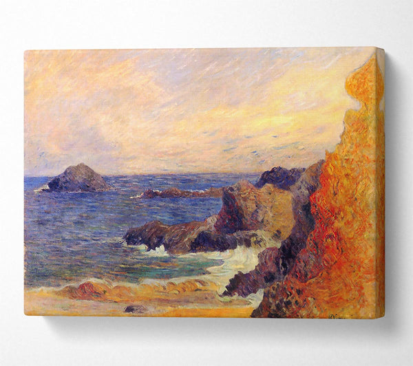  A Canvas Print of Gauguin Rocky Coast Canvas Art