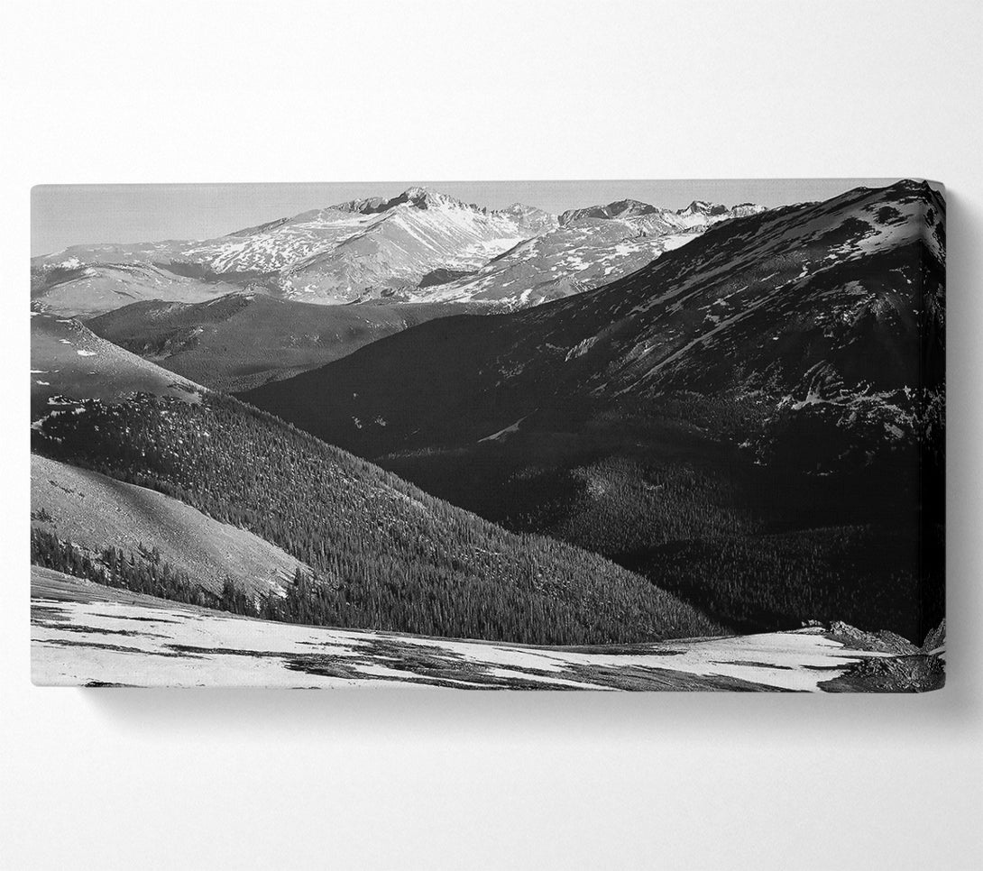  A Canvas Print of Ansel Adams Rocky Mountain National Park Colorado 3 Canvas Art