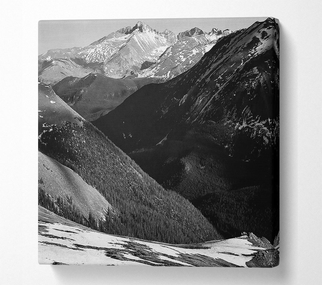  A Canvas Print of Ansel Adams Rocky Mountain National Park Colorado 3 Canvas Art