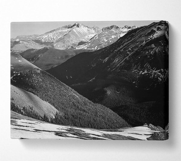  A Canvas Print of Ansel Adams Rocky Mountain National Park Colorado 3 Canvas Art