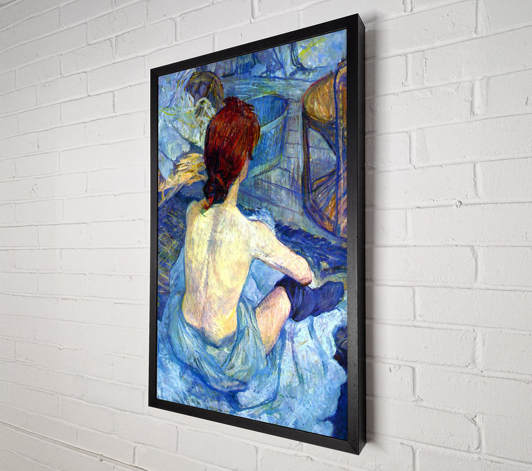  A Canvas Print of Toulouse Lautrec Rousse The Toilet Canvas Print