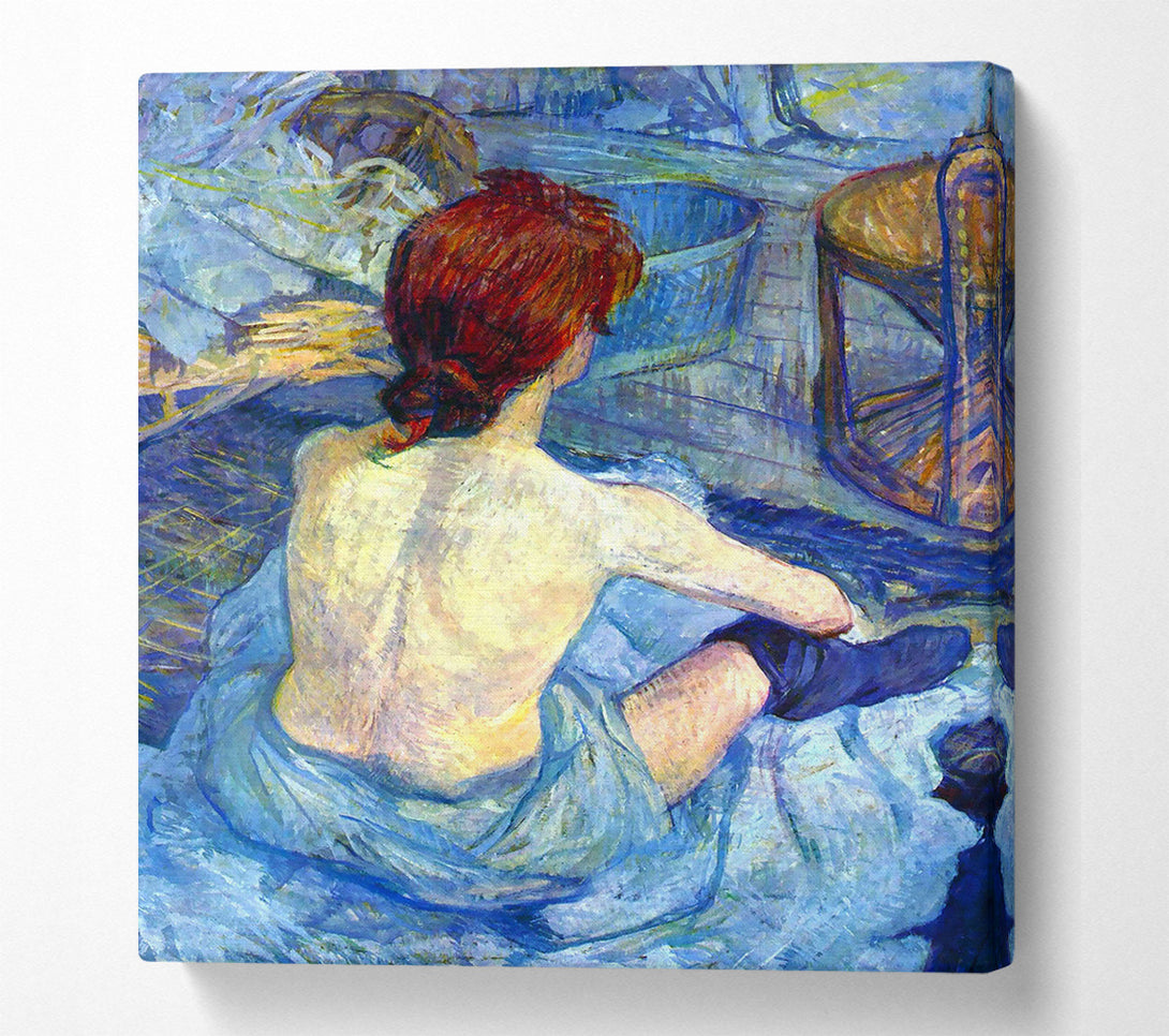 A Canvas Print of Toulouse Lautrec Rousse The Toilet Canvas Print