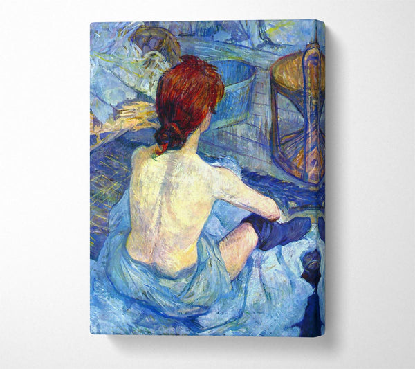  A Canvas Print of Toulouse Lautrec Rousse The Toilet Canvas Print
