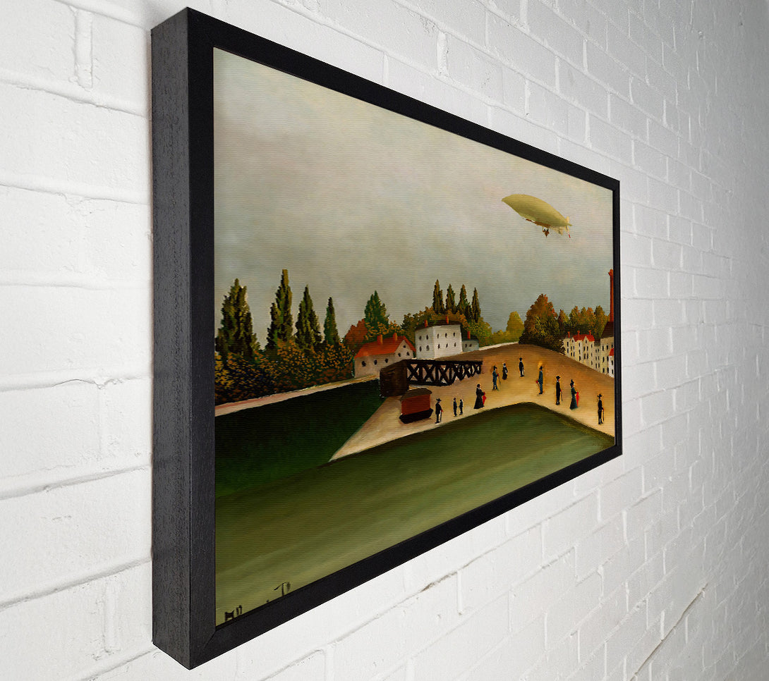  A Canvas Print of Rousseau Quai Divry Canvas Wall Art