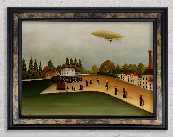 Rousseau Quai Divry Framed Print