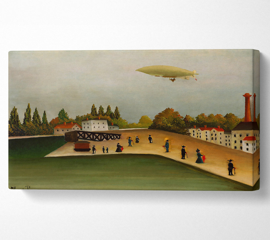  A Canvas Print of Rousseau Quai Divry Canvas Wall Art