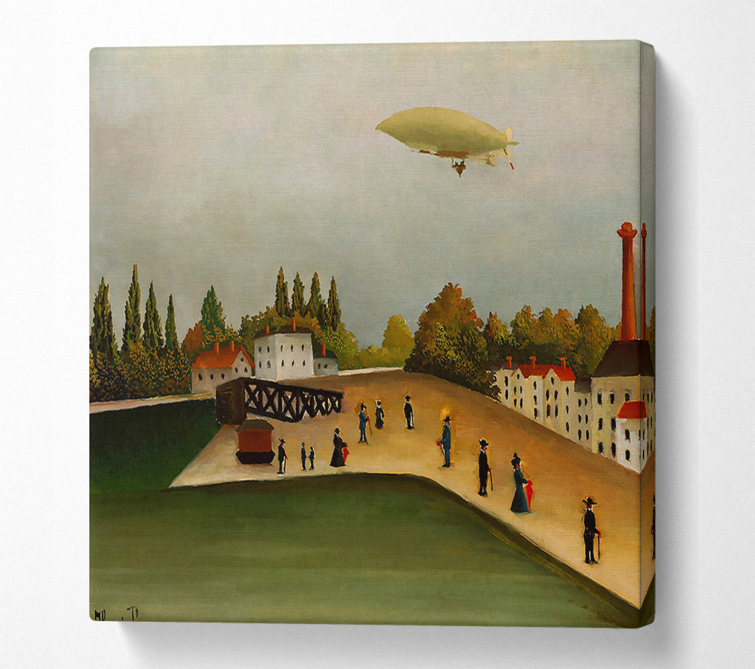  A Canvas Print of Rousseau Quai Divry Canvas Wall Art