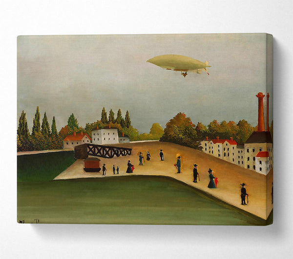  A Canvas Print of Rousseau Quai Divry Canvas Wall Art