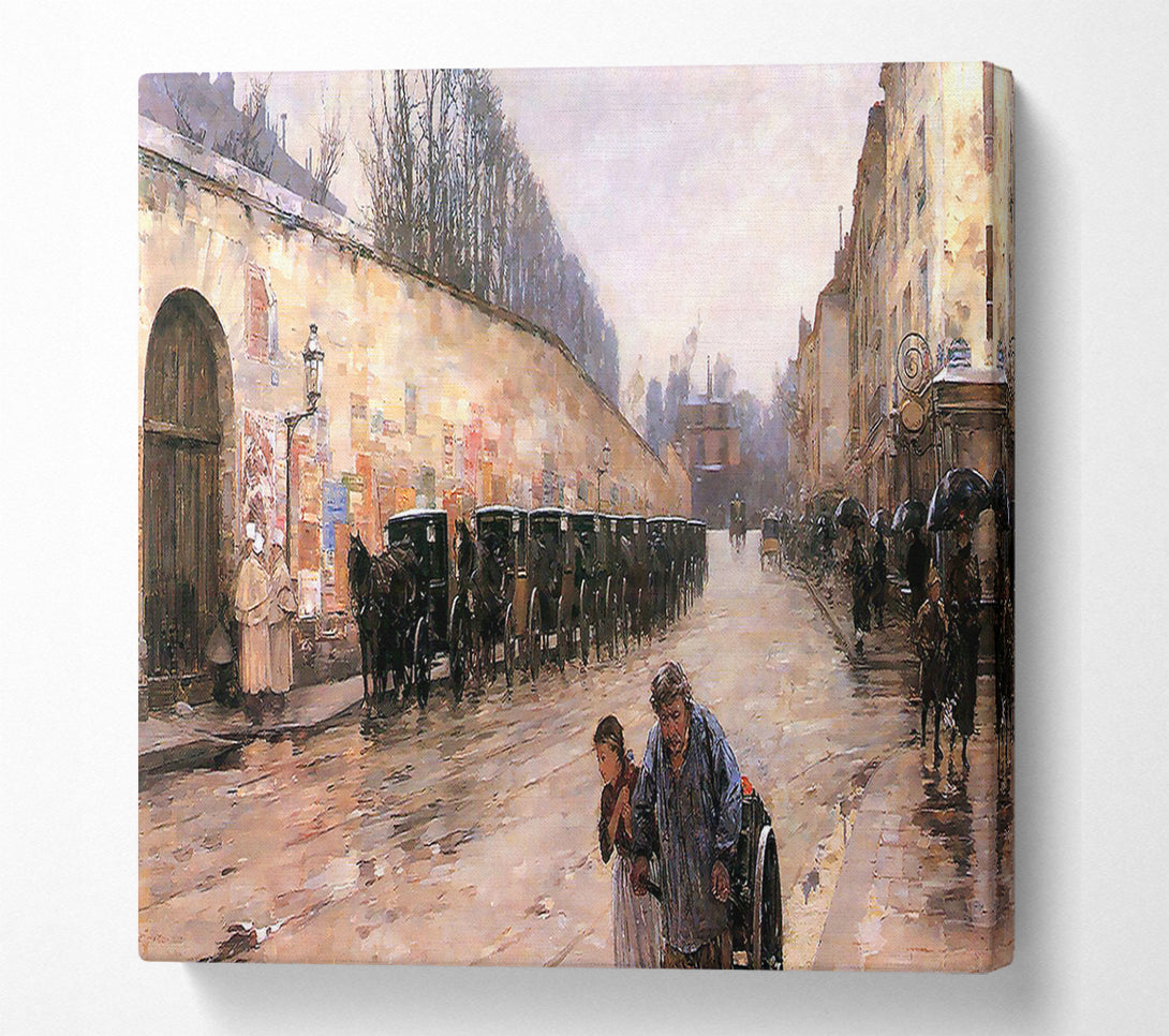  A Canvas Print of Hassam Rue Bonaparte Canvas Art
