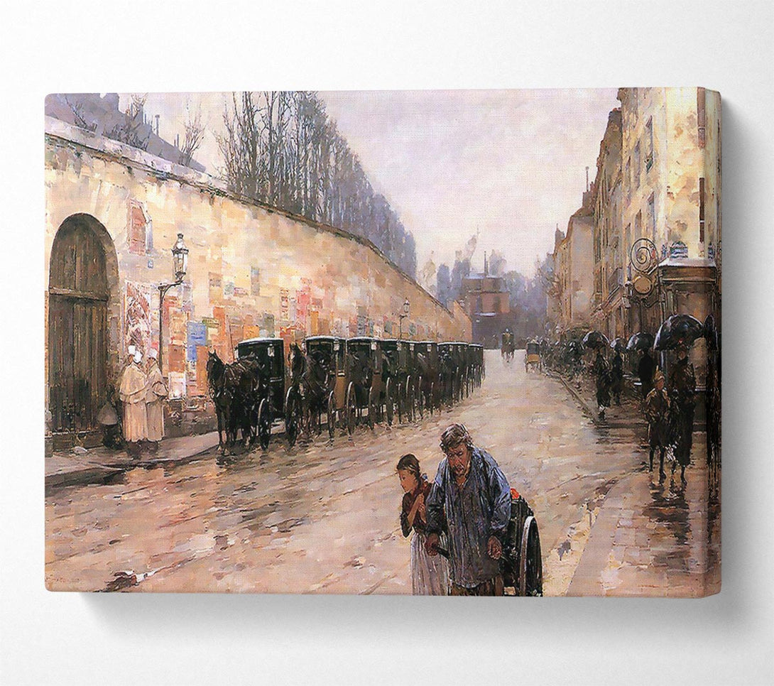  A Canvas Print of Hassam Rue Bonaparte Canvas Art