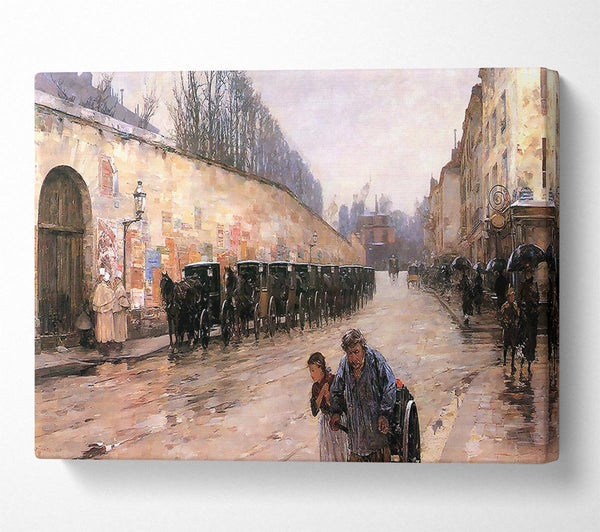  A Canvas Print of Hassam Rue Bonaparte Canvas Art