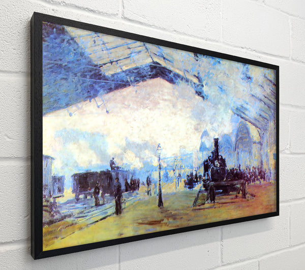 Monet Saint Lazare Station In Paris