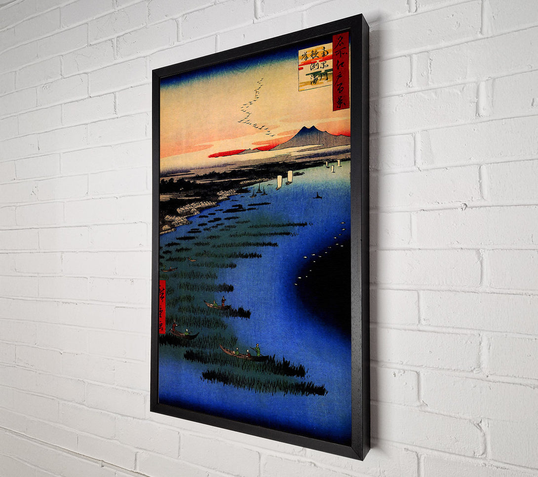  A Canvas Print of Hiroshige Samezu Coast Canvas Wall Art