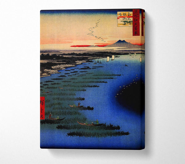  A Canvas Print of Hiroshige Samezu Coast Canvas Wall Art