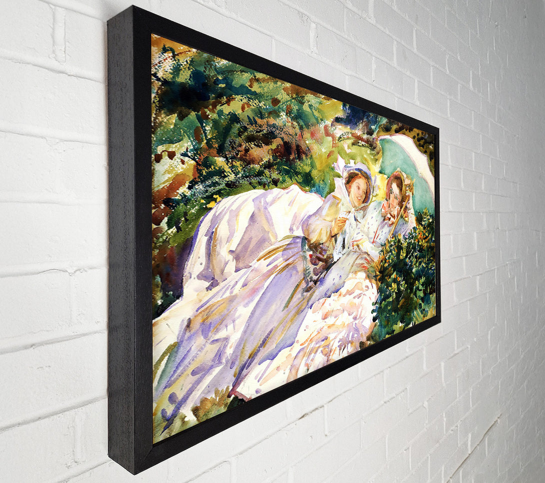  A Canvas Print of John Singer Sargent Simplon Pass The Tease Canvas Print