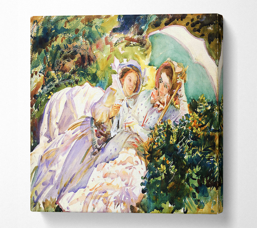  A Canvas Print of John Singer Sargent Simplon Pass The Tease Canvas Print