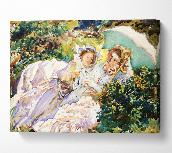  A Canvas Print of John Singer Sargent Simplon Pass The Tease Canvas Print