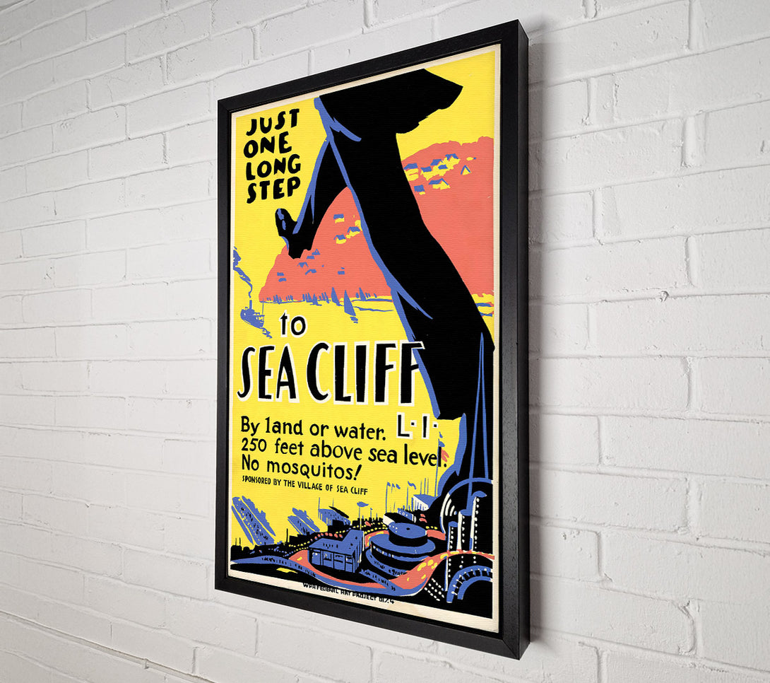  A Canvas Print of Sea Cliff Canvas Art