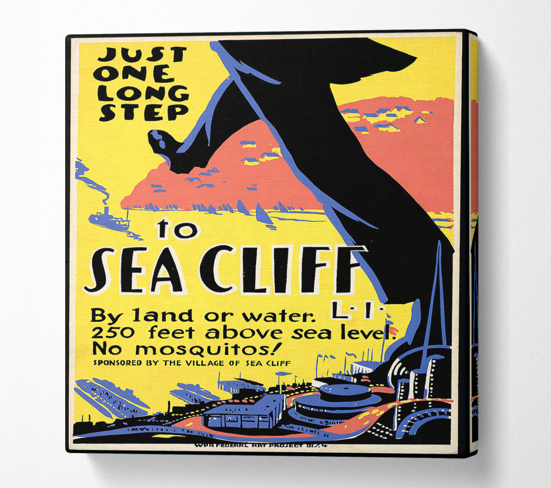 A Canvas Print of Sea Cliff Canvas Art