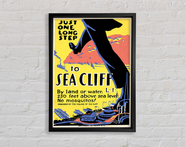 Sea Cliff Framed Print