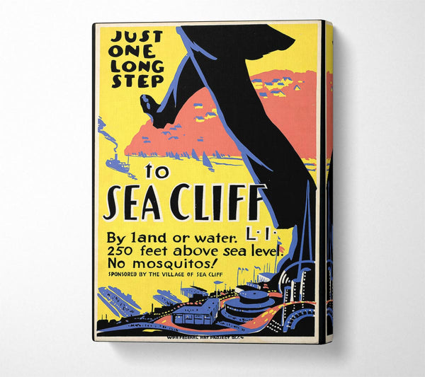  A Canvas Print of Sea Cliff Canvas Art