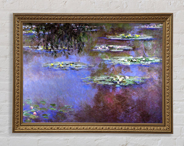 Monet Sea Roses Framed Print