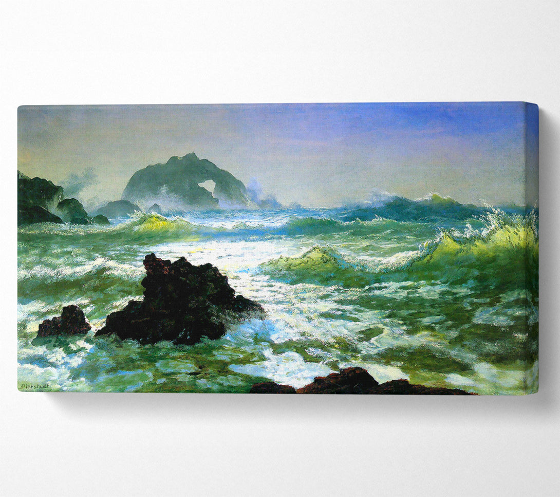  A Canvas Print of Bierstadt Seal Rock 2 Canvas Art