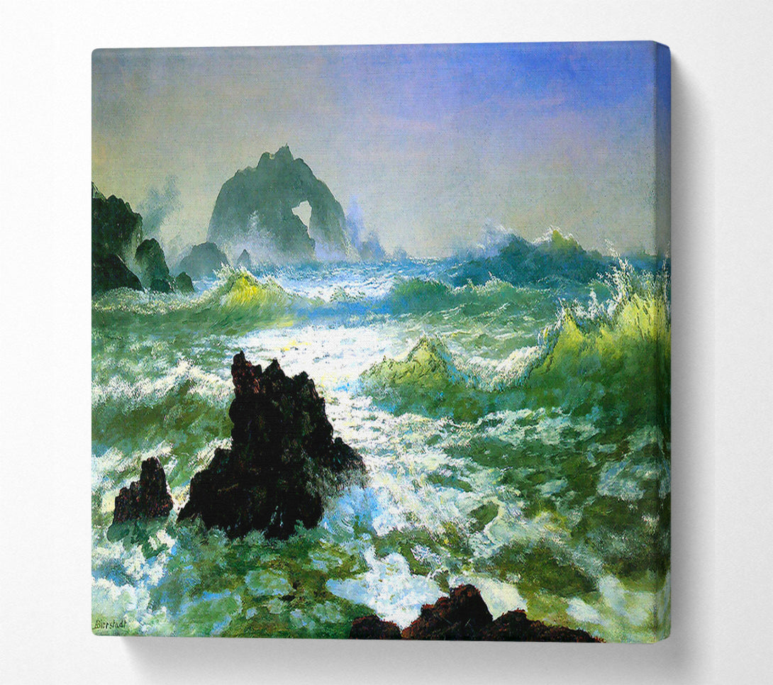  A Canvas Print of Bierstadt Seal Rock 2 Canvas Art