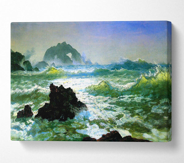  A Canvas Print of Bierstadt Seal Rock 2 Canvas Art