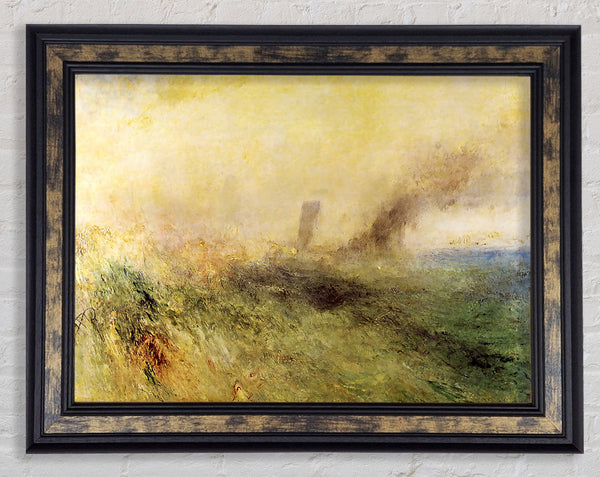 Joseph Mallord Turner Seascape Folkestone Framed Print