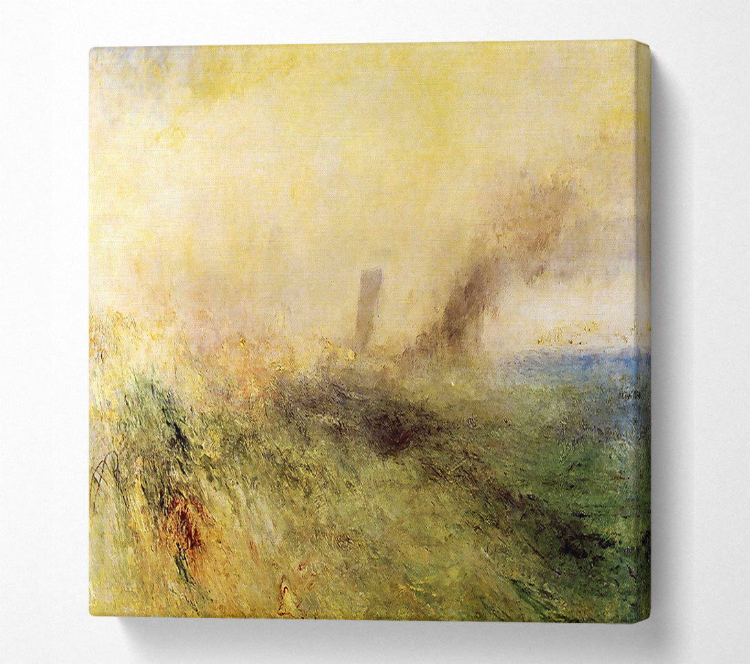  A Canvas Print of Joseph Mallord Turner Seascape Folkestone Canvas Print