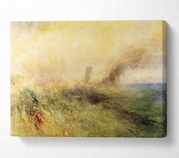  A Canvas Print of Joseph Mallord Turner Seascape Folkestone Canvas Print