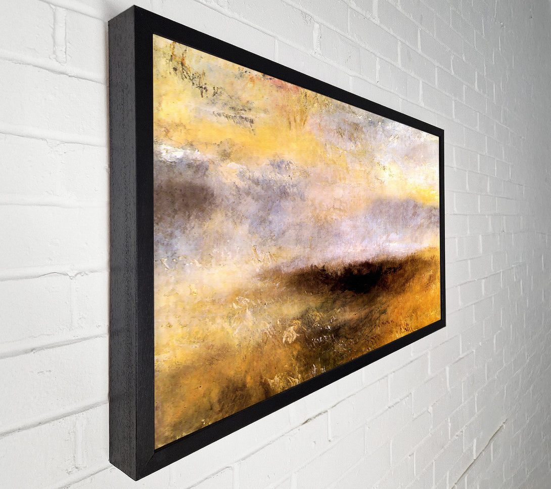  A Canvas Print of Joseph Mallord Turner Seascape With Storm Canvas Art