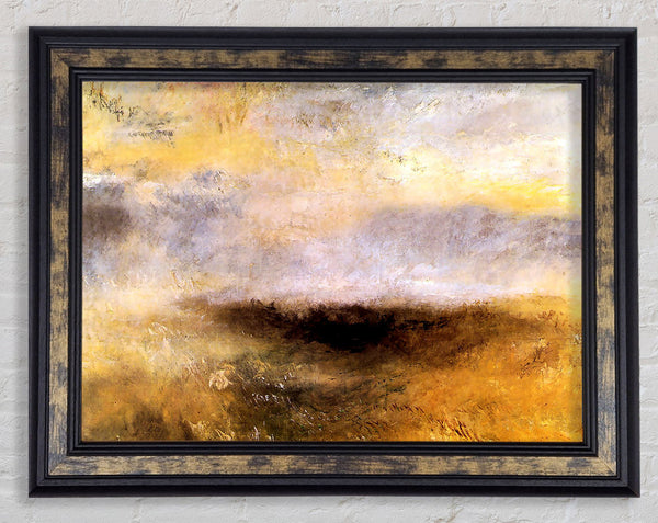 Joseph Mallord Turner Seascape With Storm Framed Print