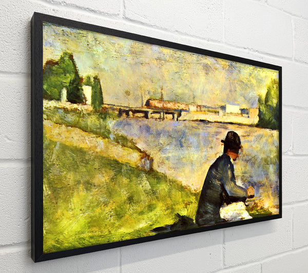 Seurat Seated Man