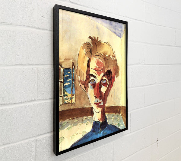 Walter Gramatte Self Portrait In A Room