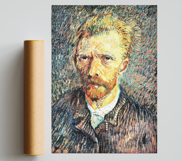 Van Gogh Self Portrait In Brown Shirt Giclee Print
