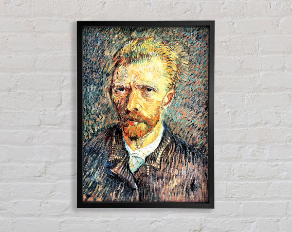 Van Gogh Self Portrait In Brown Shirt Framed Print