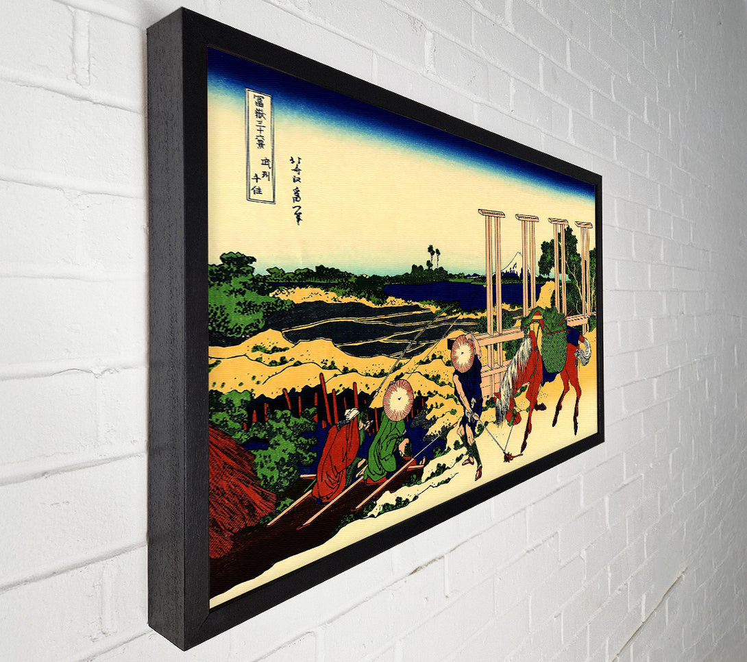  A Canvas Print of Hokusai Senju Canvas Print
