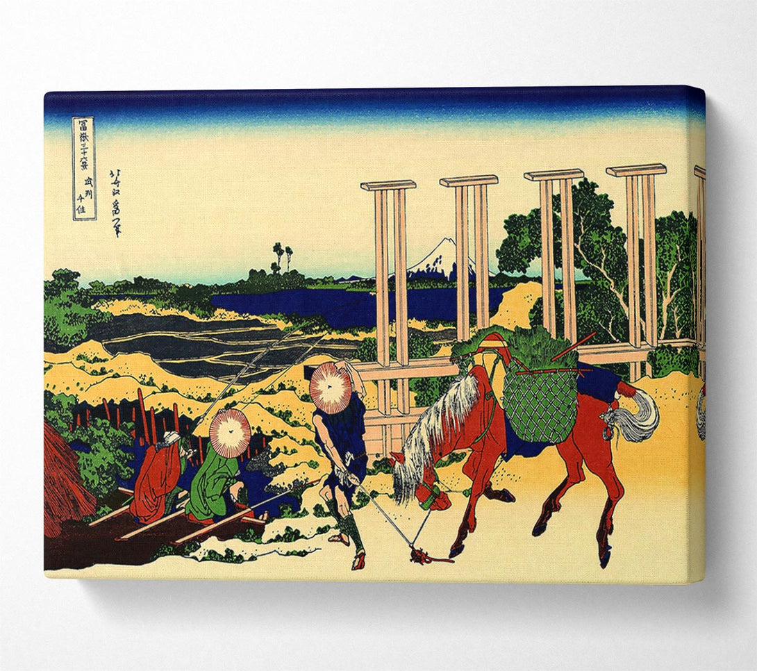  A Canvas Print of Hokusai Senju Canvas Print