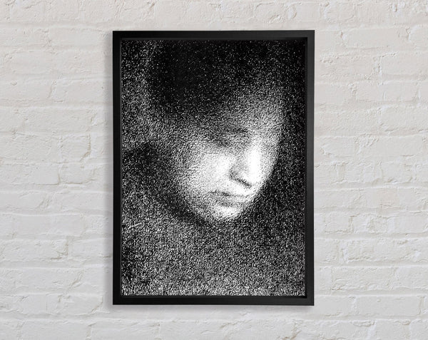 Seurat Seurats Mother Framed Print