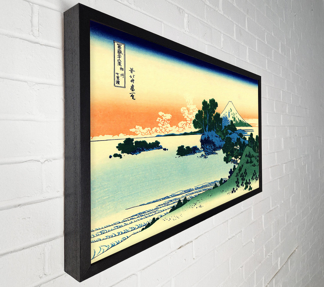  A Canvas Print of Hokusai Shichiri Beach In Sagami Province Canvas Wall Art